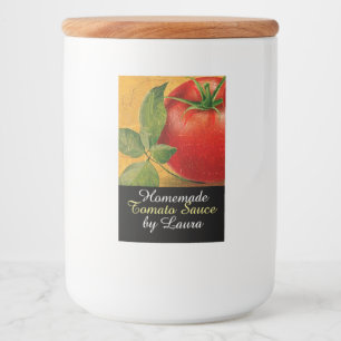 TOMATOES KITCHEN PRESERVES ,CANNINGS ,TOMATO SAUCE FOOD LABEL