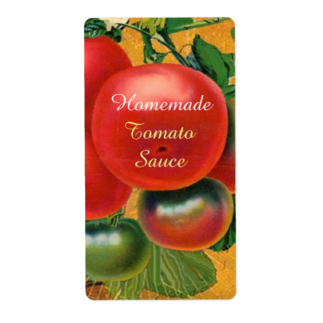 TOMATOES KITCHEN PRESERVES ,CANNINGS ,TOMATO SAUCE LABEL (Front)