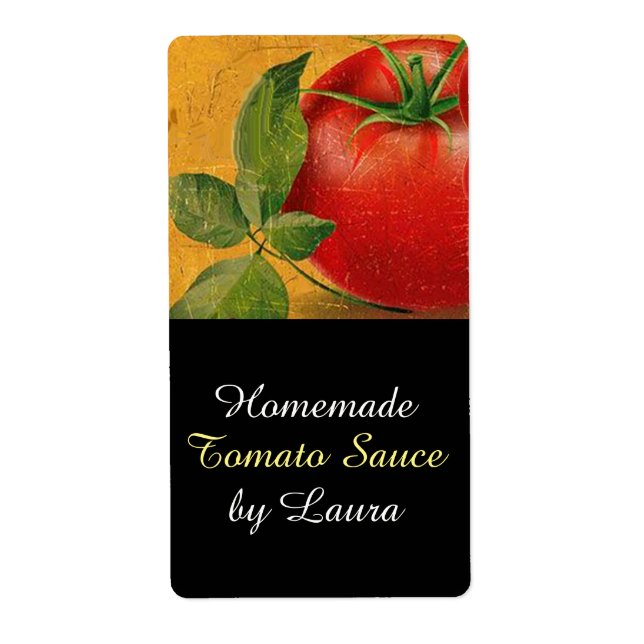 TOMATOES KITCHEN PRESERVES ,CANNINGS ,TOMATO SAUCE LABEL (Front)