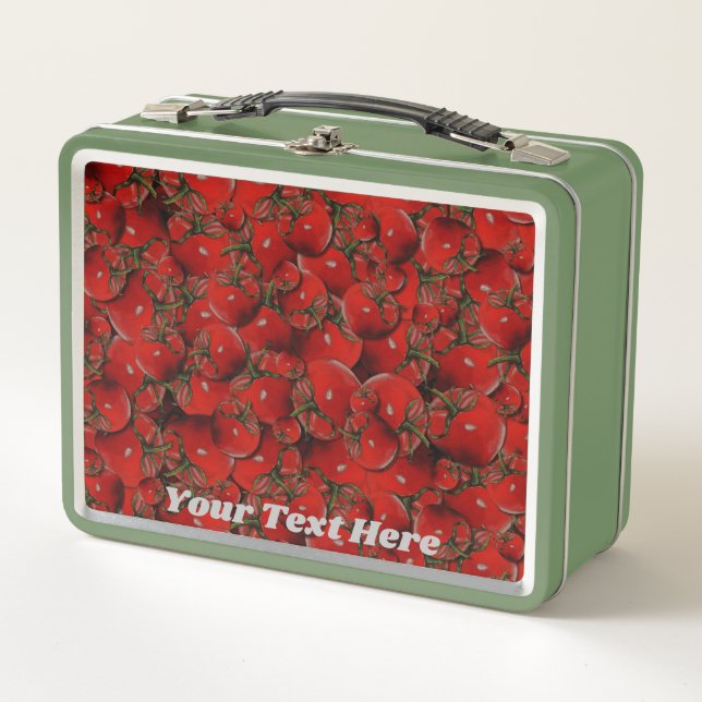 Tomatoes Lunch Box - Optional Personalization (Front)