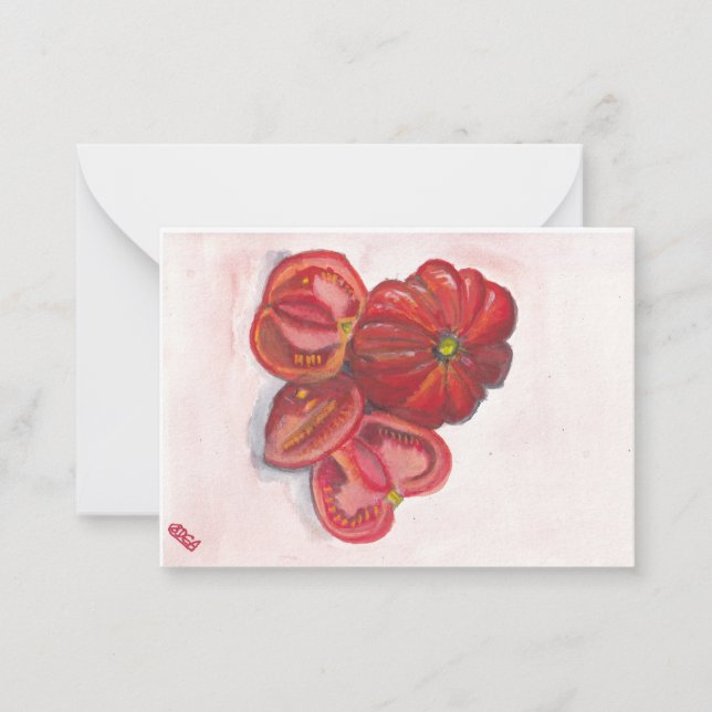 Tomatoes Note Card (Front)