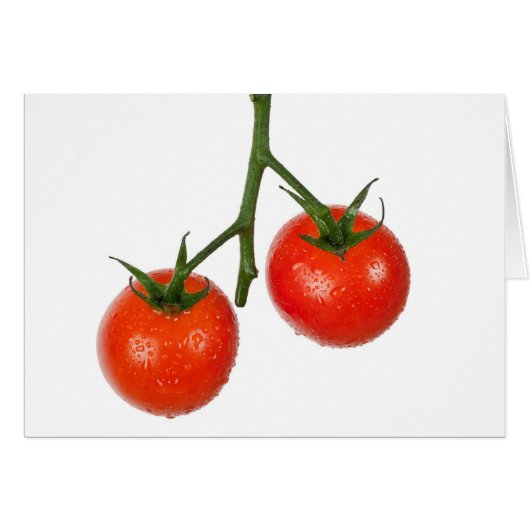 Tomatoes on a vine cards (Front Horizontal)
