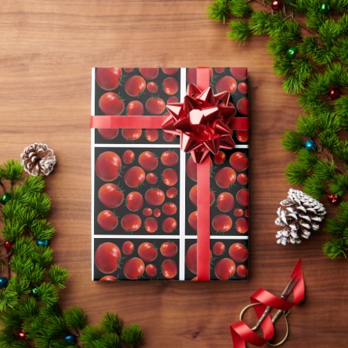 Tomatoes pattern wrapping paper