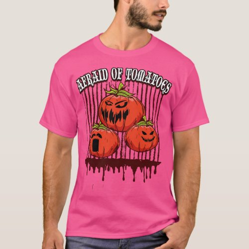 Tomatos Funny Vegtable Horror Themed Apparel T_Shirt