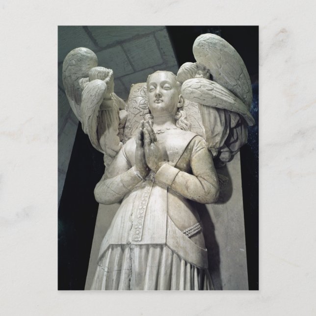 Tomb of Agnes Sorel  1450-59 Postcard (Front)