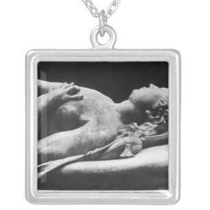 Tomb of Catherine de Medici  and Henri II Silver Plated Necklace