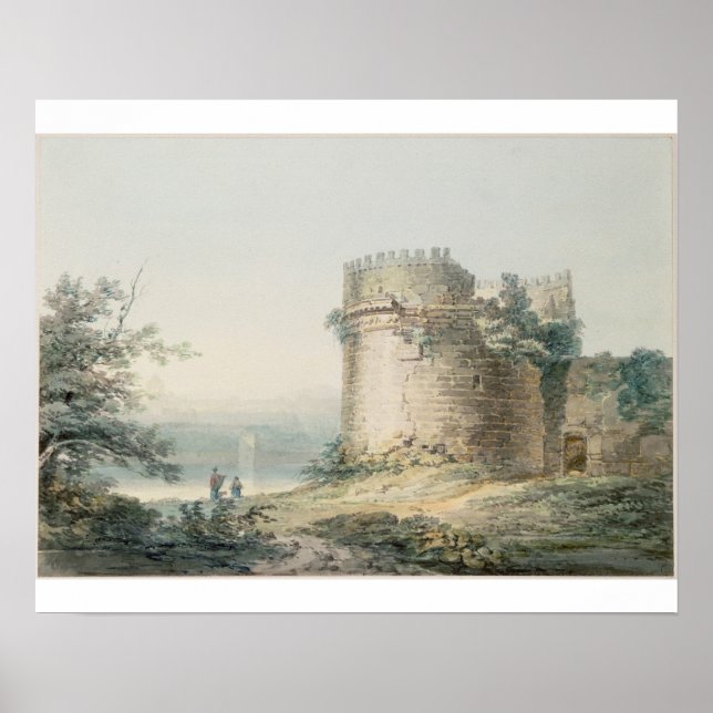 Tomb of Cecilia Metella, Rome Poster (Front)