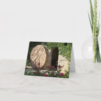 Tomb of Christ Risen Jesus Christian Notecard Art