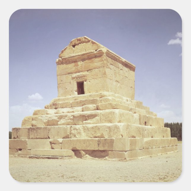Tomb of Cyrus the Great Square Sticker (Front)