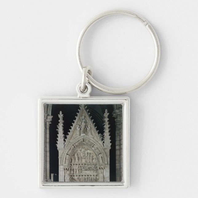 Tomb of Dagobert I King of the Franks Keychain (Front)