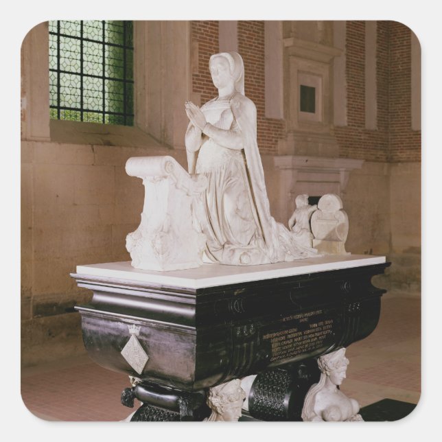 Tomb of Diane de Poitiers Square Sticker (Front)