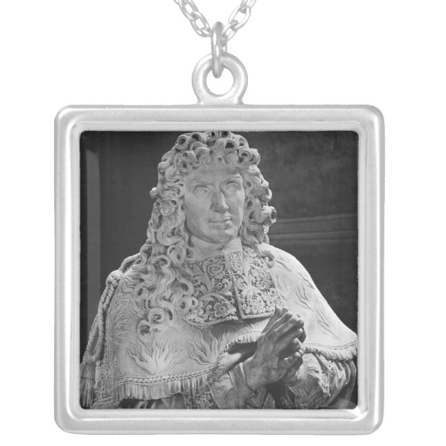Tomb of Jean-Baptiste Colbert de Torcy Silver Plated Necklace (Front)