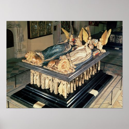 Tomb of John the Fearless  and Margaret of Poster