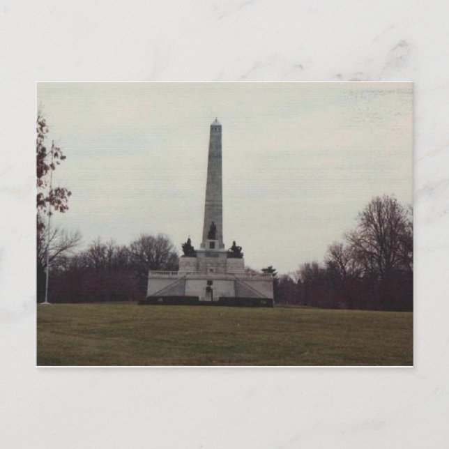 Tomb of our 16th President. Postcard (Front)
