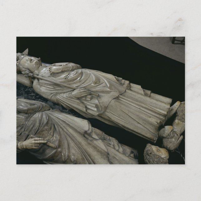 Tomb of Philippe IV  Le Bel, 1327 Postcard (Front)