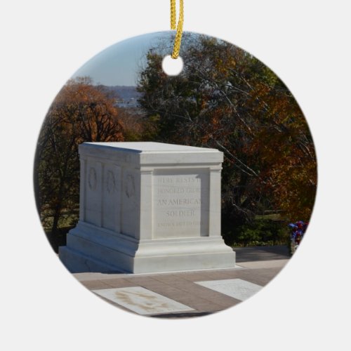 Tomb of the Unknown Soldier Arlington Ceramic Ornament