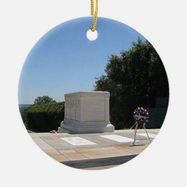 Tomb of the Unknown Soldier Ceramic Ornament (Front)