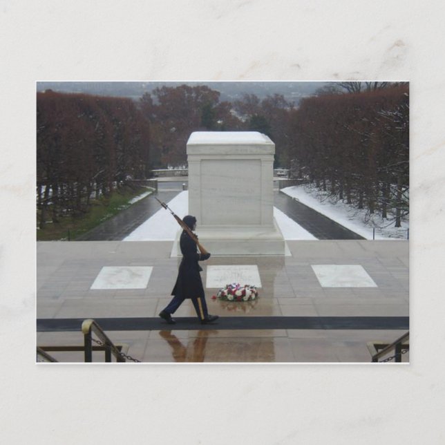Tomb of the unknown soldier postcard (Front)
