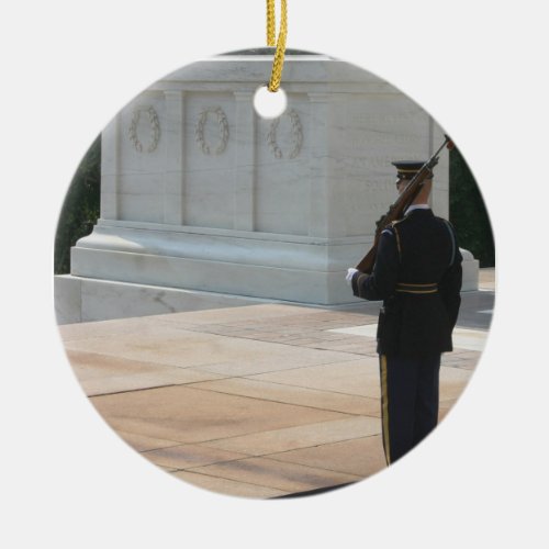 Tomb of the Unknowns Ceramic Ornament