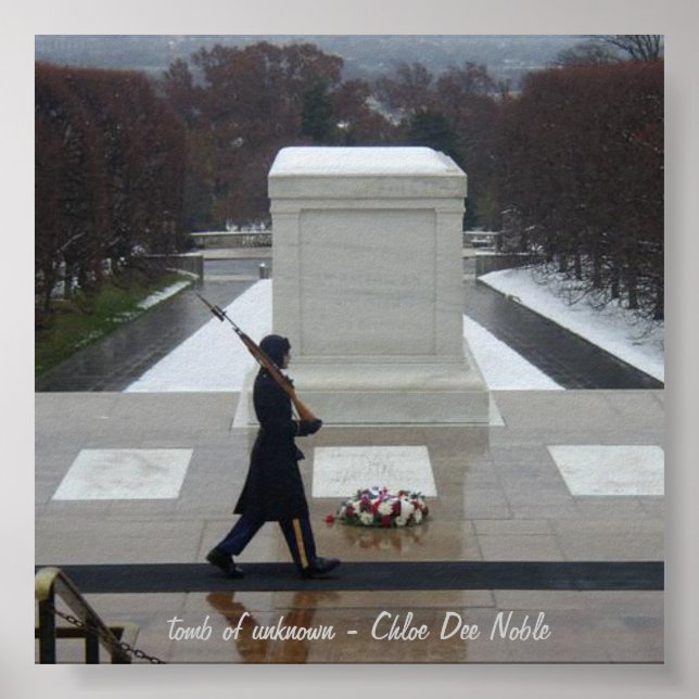Tomb of unknown - Arlington Poster (Front)