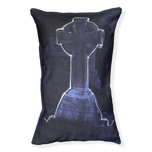 Tomb Stone Dog Bed (Front Vertical)