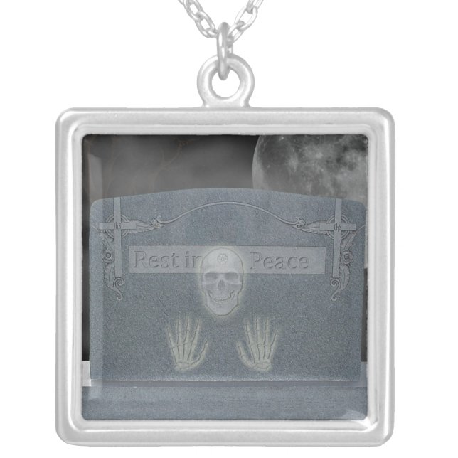 Tomb Stone Necklace (Front)