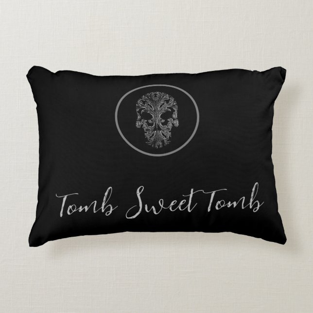 Tomb Sweet Tomb Accent Pillow (Front)