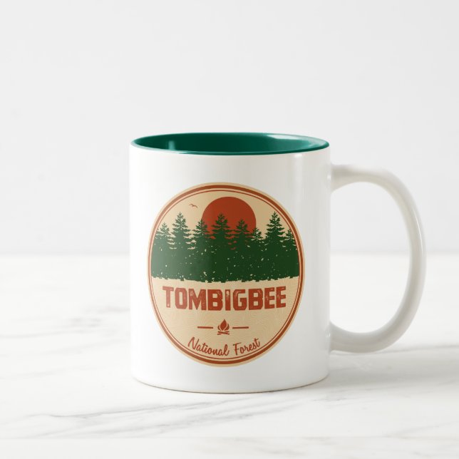Tombigbee National Forest Two-Tone Coffee Mug (Right)