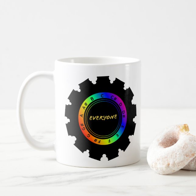 Tombo Pitch Pipe - Equality Personalized Mug (With Donut)