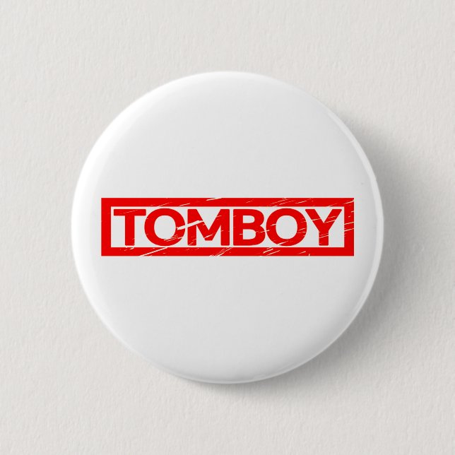 Tomboy Stamp Button (Front)