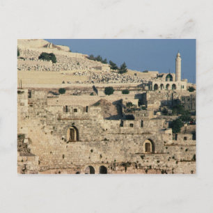 Tombs on the side of the Mount of Olives Postcard