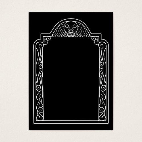 Tombstone Business Card Template