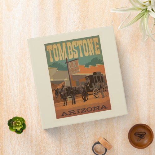 Tombstone Arizona 3 Ring Binder