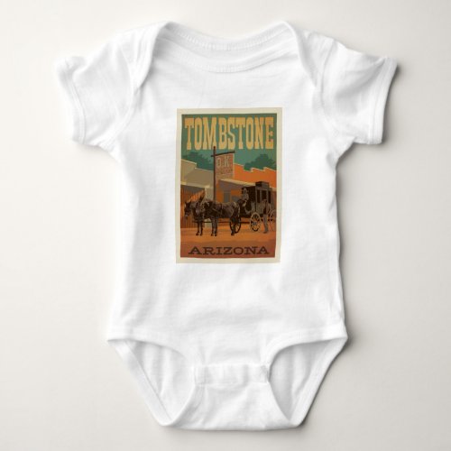 Tombstone Arizona Baby Bodysuit