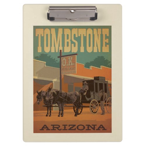 Tombstone Arizona Clipboard