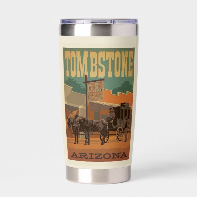 Tombstone, Arizona Insulated Tumbler (Front)