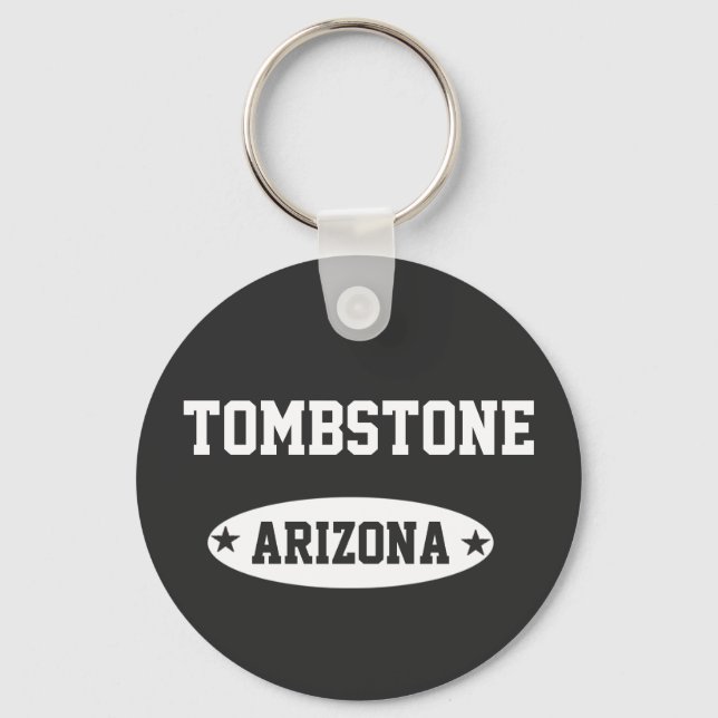 Tombstone Arizona Keychain (Front)