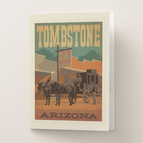 Tombstone Arizona Pocket Folder