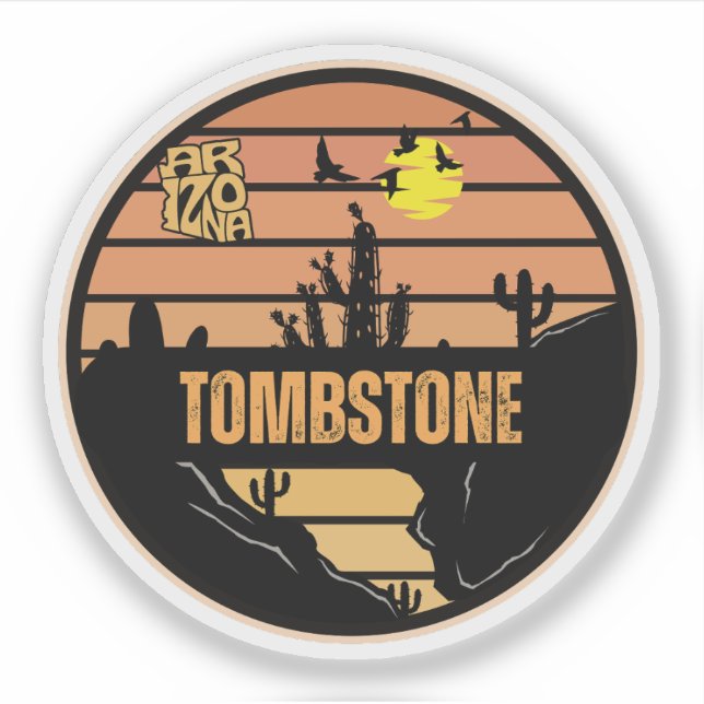 Tombstone, Arizona Sticker (Front)