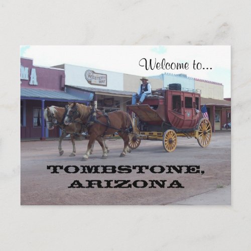 Tombstone Az Postcard