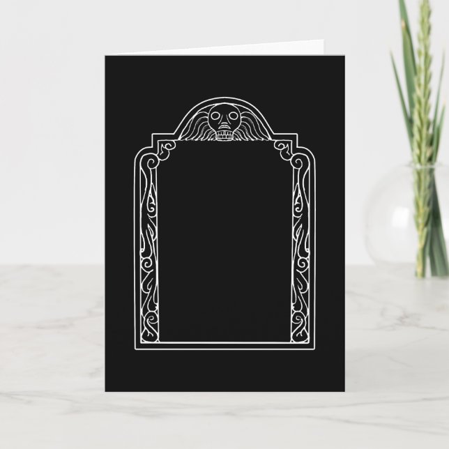 Tombstone Card (Front)