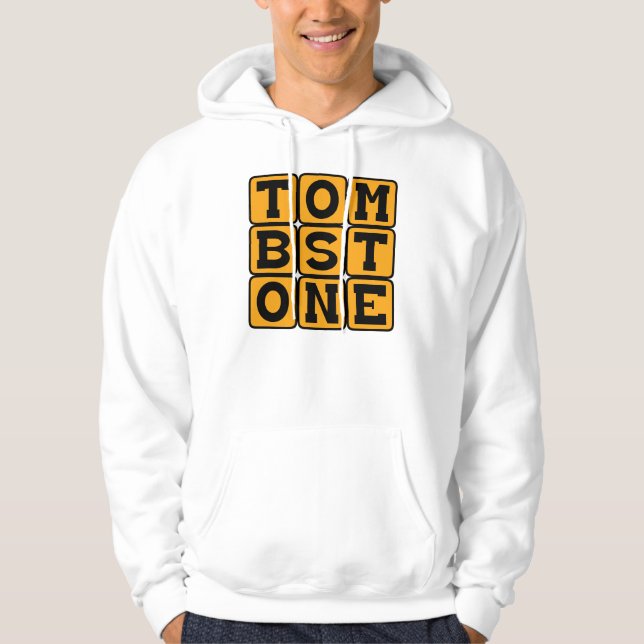 Tombstone, Grave Marking Hoodie (Front)
