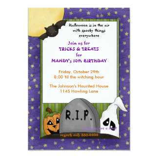 tombstone invitation