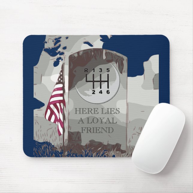 TOMBSTONE MOUSE PAD (With Mouse)