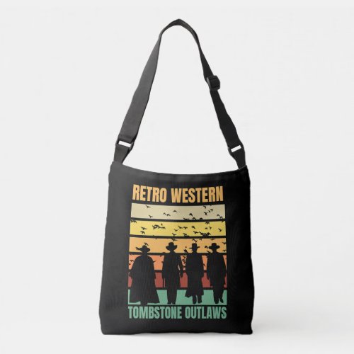 Tombstone Outlaws Retro Crossbody Bags