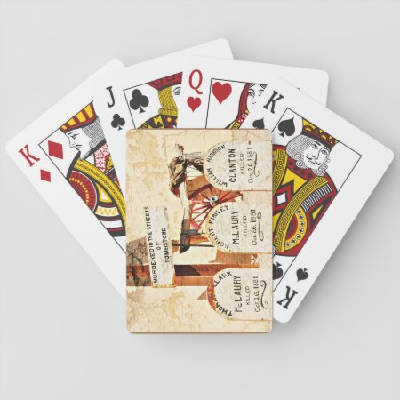 "tombstone" Playing Cards