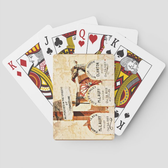 "Tombstone" Playing Cards (Back)
