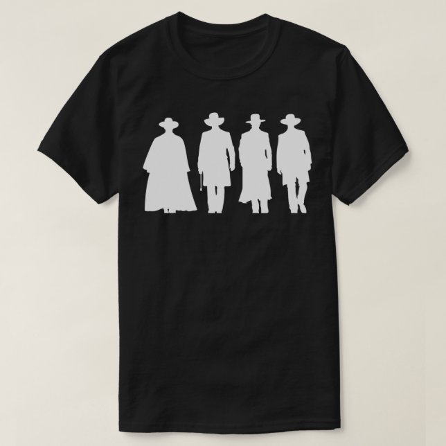 Tombstone Silhouette Classic T-Shirt (Design Front)