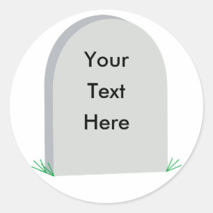 tombstone sticker