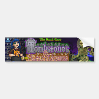 Tombstones & ScaryBones Bumper Sticker